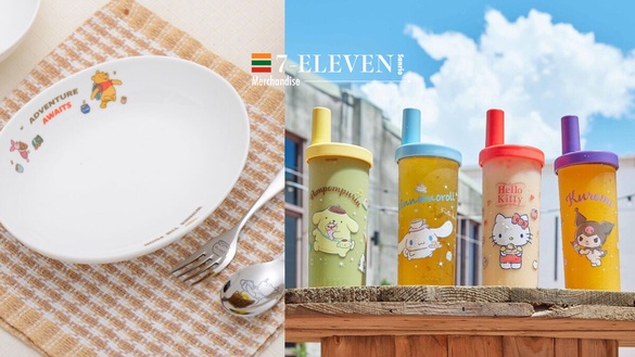 7-11「三麗鷗大象杯」預購開跑！KITTY、酷洛米必收，再推迪士尼餐盤、喬巴立體保冰杯