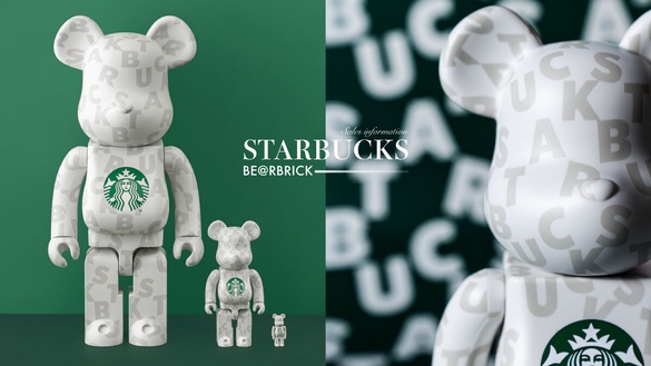 星巴克聯名BE@RBRICK 推3尺寸庫柏力克熊，星巴克經典元素超炫，開賣、門市、售價看這