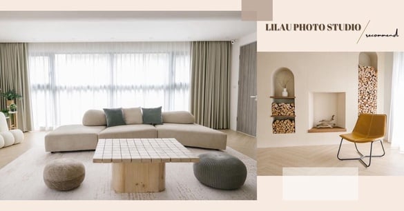 林口最仙攝影棚!Lilau photo studio 純白韓系、療癒木質、溫馨居家，多款造景隨拍隨美