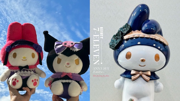 7-11「ANNA SUI x 三麗鷗」集點送！酷洛米30cm玩偶、美樂蒂存錢筒超欠收，20款這裡看