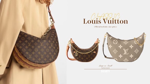初入Louis Vuitton經典老花Loop怎麼選？「大號VS.小號」最新官網尺寸價格一次看！