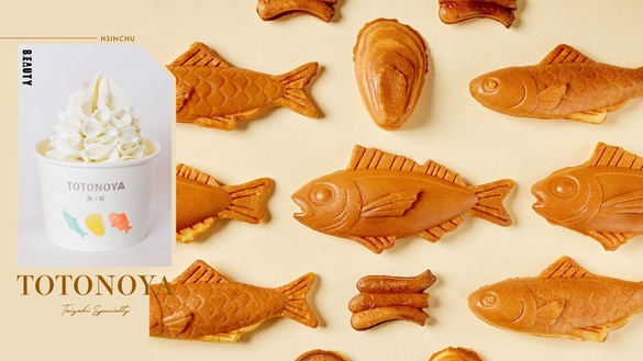 霜淇淋優惠免費！TOTONOYA鯛魚燒珈琲店開幕，生蠔、魩仔魚造型太萌再享霜淇淋免費吃
