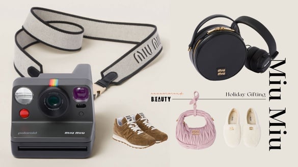 聖誕交換禮物先鎖定！Miu Miu假日系列推薦TOP10：Polaroid、Marshall耳機聯名好想要！