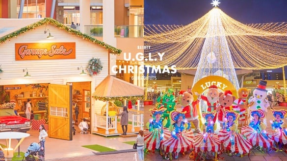 聖誕景點！桃園華泰名品城「Christmas Shopaholic」三大場景登場，48攤飄雪市集太好逛