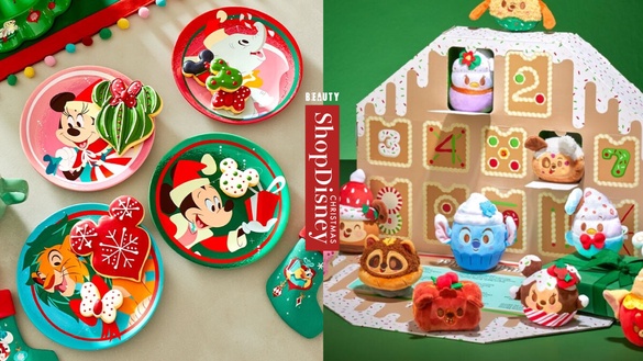 迪士尼粉絲必收！shopDisney迪士尼聖誕系列登場，聖誕米奇米妮、雪白維尼、雪寶要入手