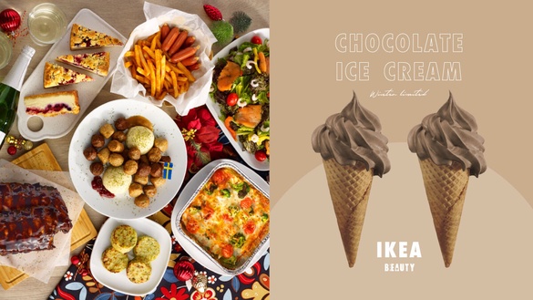 IKEA「厚巧克力霜淇淋」一支20元！冬季限定比利時黑巧克力必吃，聖誕派對外帶餐優惠價