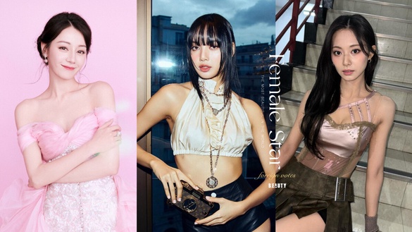 外網票選「全球最美女星」TOP10！BLACKPINK Lisa第3輸迪麗熱巴，冠軍是絕世神顏