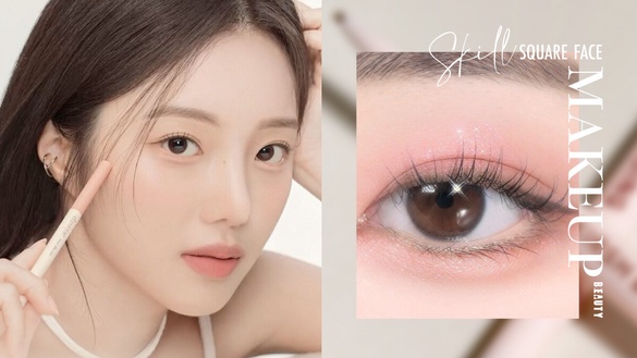 方圓臉、面寬這樣化妝更顯瘦！延伸眉型、加強面中是重點，秒變精緻小臉、修飾下顎角