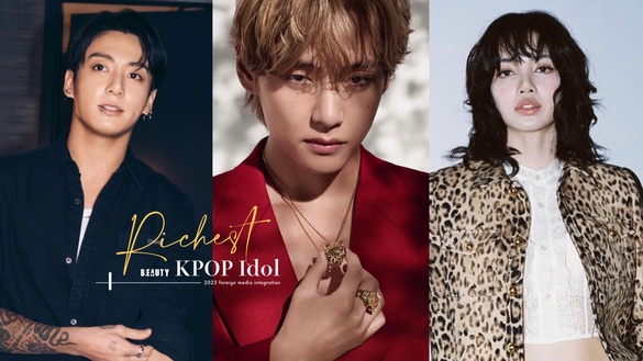 外媒統整2023最有錢的Kpop偶像Top10：Lisa才第六、這團超過一半的人上榜！