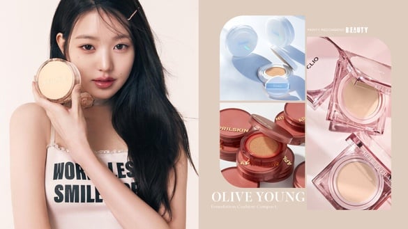 2024 Olive Young熱銷氣墊推薦：CLIO、fwee必收，張員瑛水光肌同款氣墊必收！