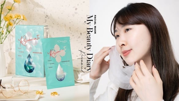 NO.1*保濕天后！美麗日記「蜜若藍超能補水面膜」打造保濕修護水光肌，美容編輯也搶囤