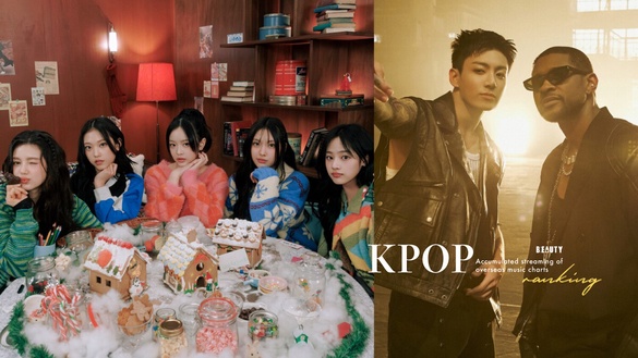 Kpop藝人「海外音源榜單累積串流」TOP10：StrayKids擠進前五，柾國一張專輯就登榜！
