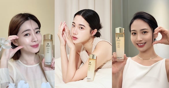起床被自己亮醒！嬌蘭全新皇家蜂王乳淨亮精華水，嫩白濾鏡開10級，網友狂讚拋光水頂流