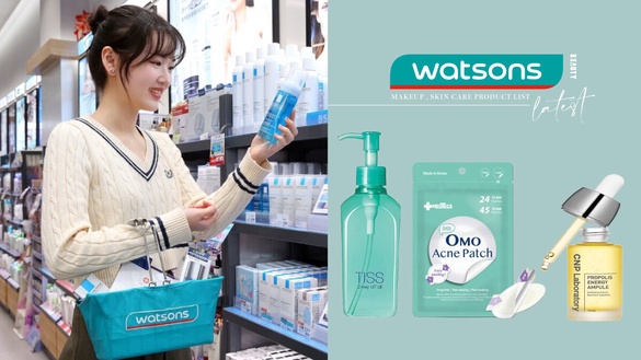 屈臣氏最新彩妝保養品清單：CNP安瓶、OMO痘痘貼必囤！「這款」卸妝油被譽冷門超強黑馬