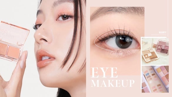 偽素顏感「白開水眼妝」畫法教學！眼影深至淺是關鍵，加碼2024開架新手眼影盤推薦