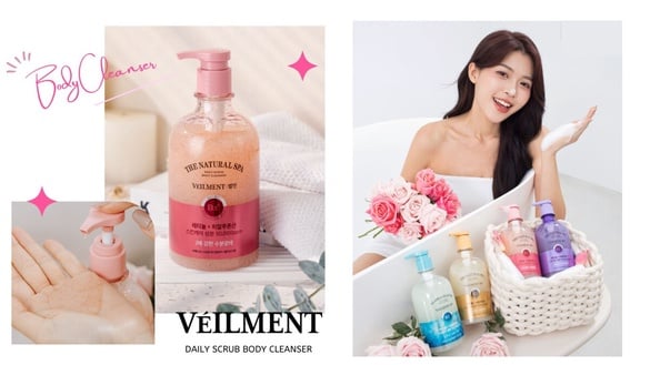 每天最期待的療癒時刻！韓國人氣沐浴露全新升級，添加兩倍死海鹽，嫩膚透亮洗去疲憊感