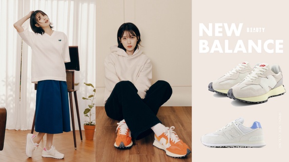 New Balance春日新色超美！兩大人氣NB球鞋327＆574，療癒天空藍、浪漫櫻花粉狙擊你心