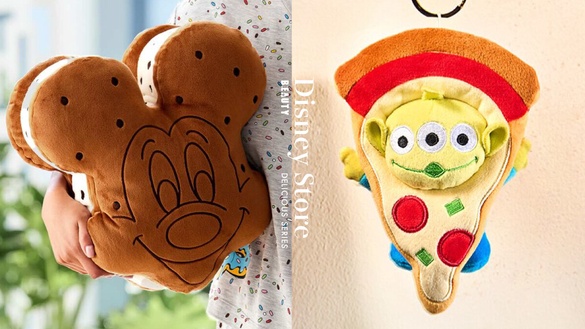 迪士尼粉絲開逛！Disney Store「迪士尼美味系列」，米奇冰淇淋抱枕、比薩三眼怪太可愛