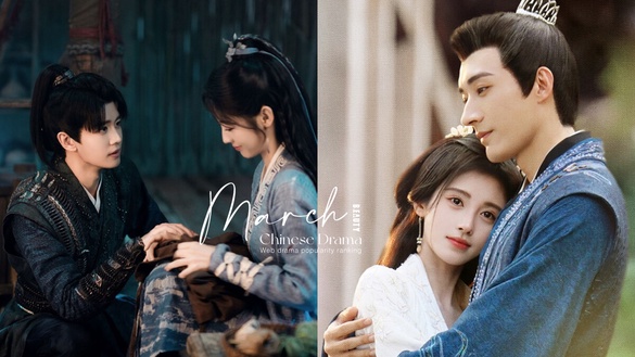 3月網播陸劇熱度榜TOP10！《花間令》衝進前五，任嘉倫《烈焰》登第二，冠軍有點意外