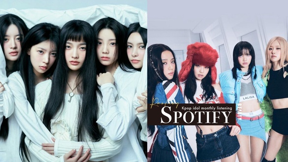 2024 Kpop「Spotify月收聽」TOP10：ILLIT超越BLACKPINK成女團最高，冠軍竟不是BTS！