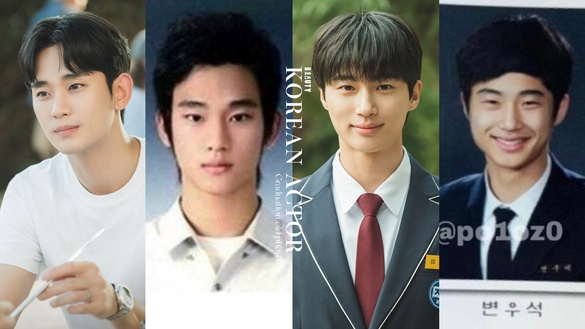 《背著善宰跑》邊佑錫從小帥到大！8男神「畢業舊照」，金秀賢帥翻，南柱赫卻差很大？