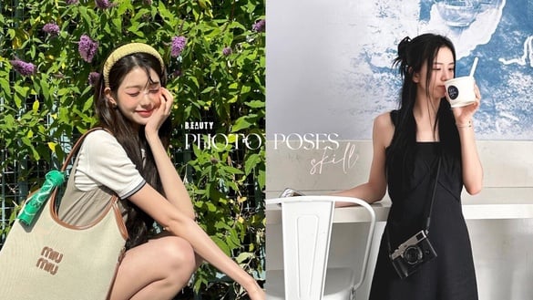 拍照姿勢怎麼擺？不出錯「自然感」POSE圖鑑，站、蹲、坐姿勢完整懶人包，顯瘦、不尷尬