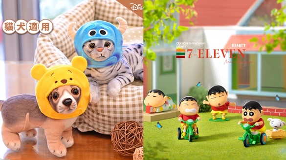 7-11「蠟筆小新周邊」新登場！蠟筆小新動感盲盒、保冷提袋必收，再推迪士尼寵物變裝帽
