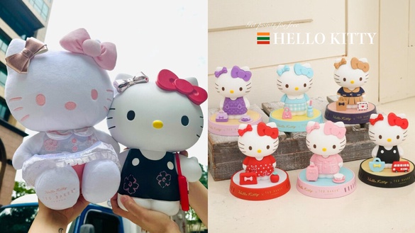 7-11「Hello Kitty」集點送夢幻登場！KITTY巨大存錢筒、香氛時鐘、公仔盲盒等40款看這