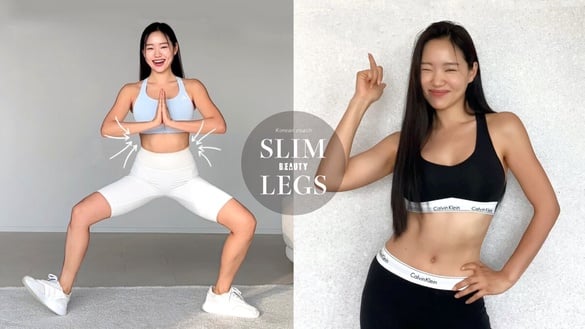 高效瘦腿！韓國網美教練親授瘦大腿、瘦小腿運動合輯，大腿根部也瘦一圈、腿型更纖細