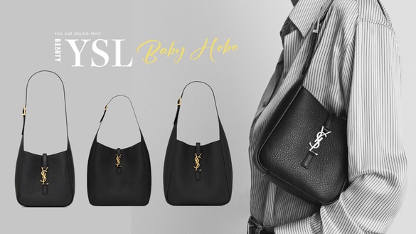Saint Laurent推全新LE 5 À 7 baby Hobo包！官網三大尺寸＋售價整理，迷你號實用能裝