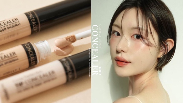 懶人必學「偽素顏底妝」技巧！遮瑕這樣用，妝感輕薄又超能遮，黑眼圈、疲憊感消失！
