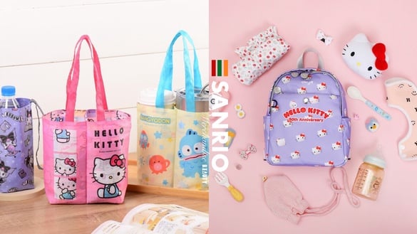 7-11「三麗鷗新品」可愛登場！KITTY50週年包款、人魚漢頓雙杯袋、酷洛米托特包超欠收