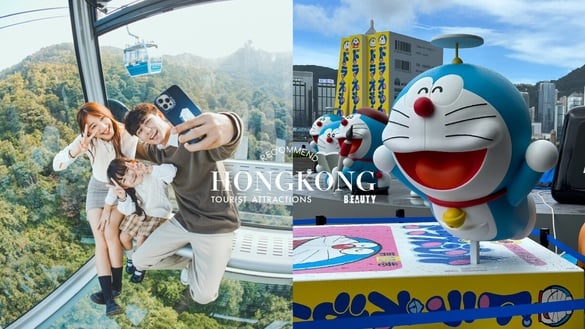 香港旅遊景點！香港微奢旅行：天際100飽覽香港、昂坪360全景水晶纜車、哆啦A夢展必去