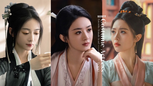 網評2024古裝劇最愛女主TOP10!《墨雨雲間》吳謹言第5，《與鳳行》趙麗穎第2，冠軍是她