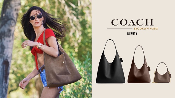 小紅書爆紅Coach「Brooklyn Hobo包」三種尺寸怎挑？筆電也能裝，155小隻女先瞄準這咖
