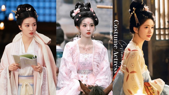 2024古裝劇10位陸劇95花誰美?王楚然在前排，《珠簾玉幕》趙露思好看，第9位不適合古裝