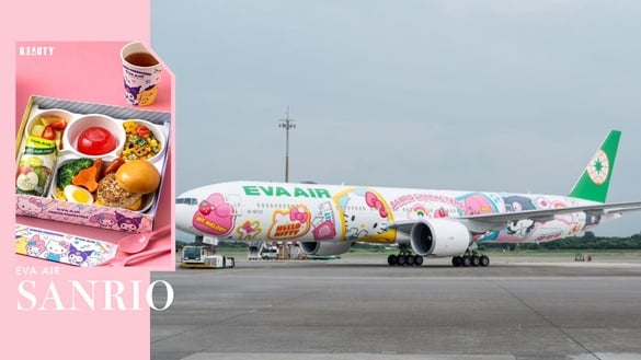 Hello Kitty班機！長榮航空「三麗鷗主題班機」Hello Kitty、酷洛米、美樂蒂現身！
