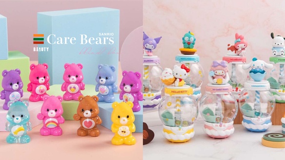 7-11「Care Bears愛心小熊」盲盒開抽！再推3款瑪利歐小汽車、三麗鷗甜點抓抓機盲盒