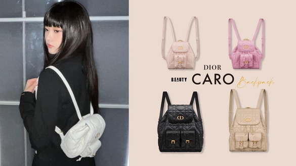 Jisoo、Haerin都搶曬！Dior最新爆款黑馬鎖定「Caro後背包」，官網尺寸價格＋顏色整理