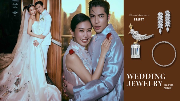 蕭敬騰&amp;Summer「婚紗珠寶行頭」公開：中西式婚紗皆來自台灣品牌，頭紗暗藏浪漫巧思！