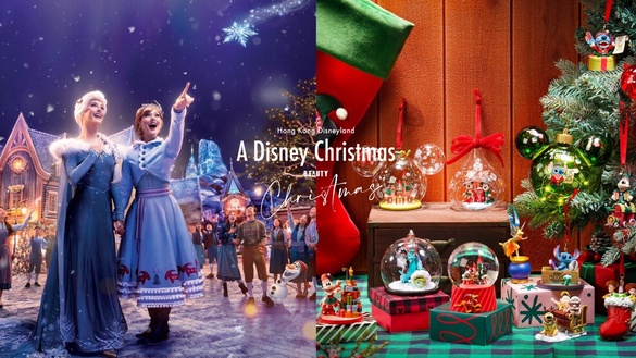 聖誕衝迪士尼！香港迪士尼樂園「A Disney Christmas」魔雪奇緣飄雪，還有聖誕限定周邊