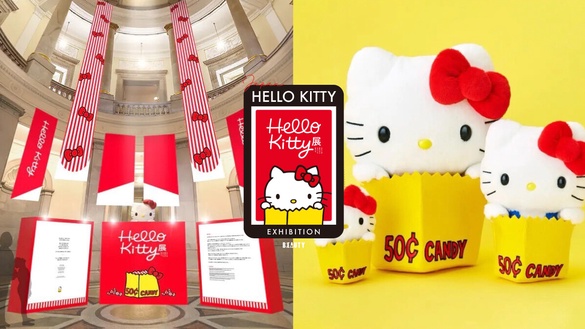 Hello Kitty粉必衝！日本東京「Hello Kitty50週年」展覽，滿滿Kitty周邊好拍好打卡