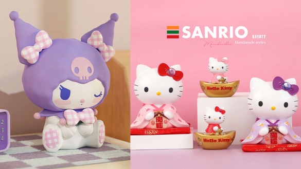 7-11「三麗鷗手做系列」可愛登場！吊飾、迷你包都有，再推KITTY聚寶盆、酷洛米存錢筒