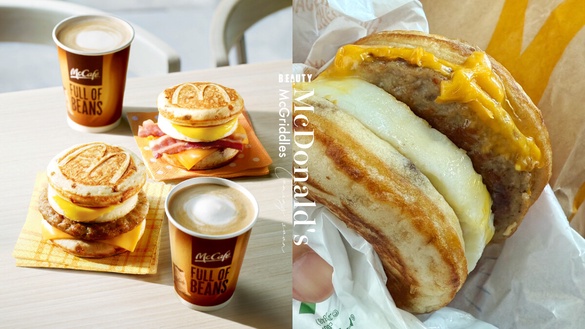 台灣吃得到！日本麥當勞「楓糖鬆餅漢堡」即將登台，鹹香滋味吃爆！麥當勞還賣地瓜球