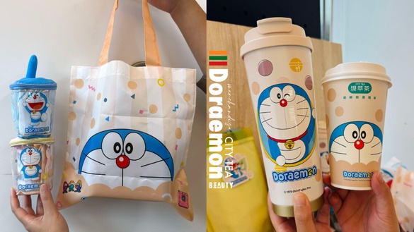7-11「哆啦A夢 X CITY TEA」夢幻聯名！限定飲品、周邊必收，再推香蕉牛奶霜淇淋新吃法