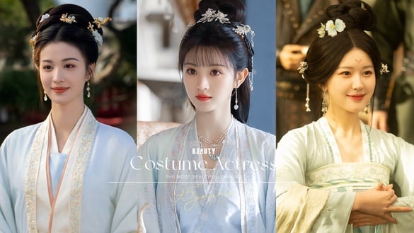 網評陸劇95花「古裝第一美」美人TOP10!《珠簾玉幕》趙露思第7，周也第3，冠軍真美成仙