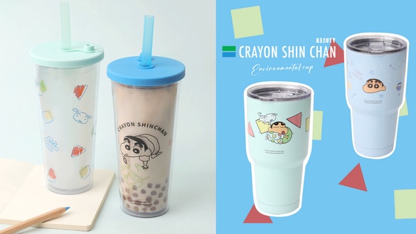 環保杯推薦、優惠！全家開賣蠟筆小新環保杯：蠟筆小新、小白、小葵通通現身再享優惠