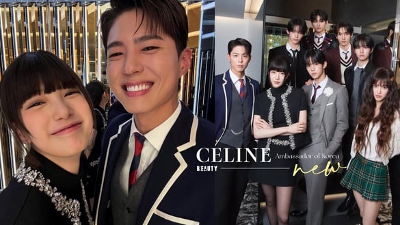 CELINE新任韓國大使盤點：朴寶劍秀智合照超甜，Danielle、TWS根本是現實版財閥姊弟！