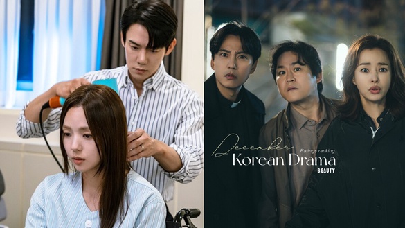 12月韓劇「收視排行」TOP7！《現在撥打的電話》第3輸《玉氏夫人傳》，冠軍唯一衝破10%