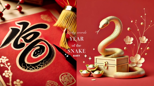 2025蛇年吉祥話大全｜100句蛇年拜年祝福語、蛇年對聯、吉祥諧音梗！